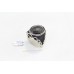 Handmade Men's Ring Textured 925 Sterling Silver Black Onyx Gem Stone P 479